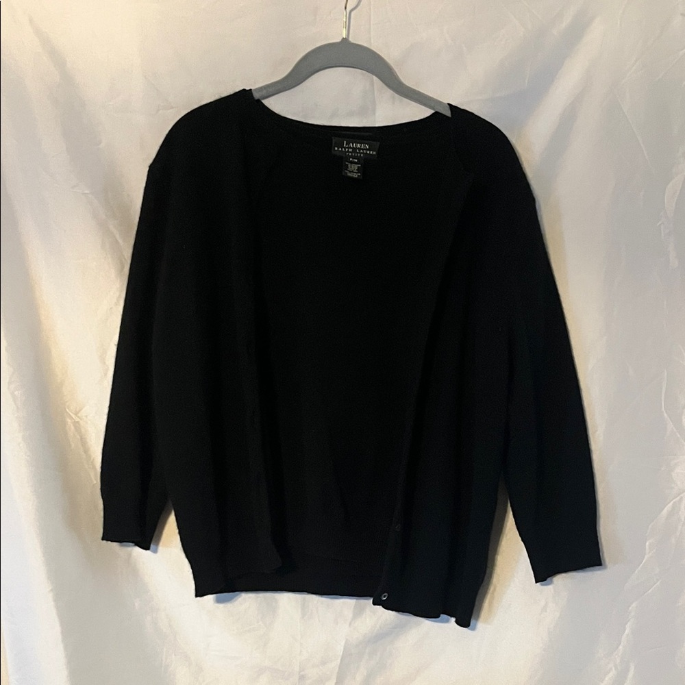Lauren Ralph Lauren Classic Black Cardigan
